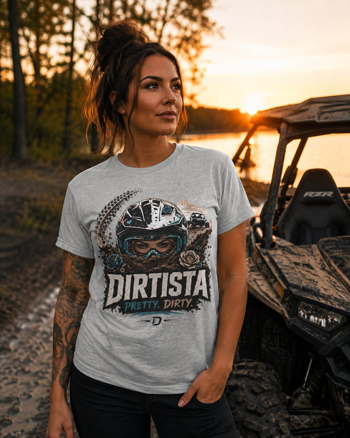 Pretty Dirty Women’s ATV/UTV T-Shirt – Dirtista