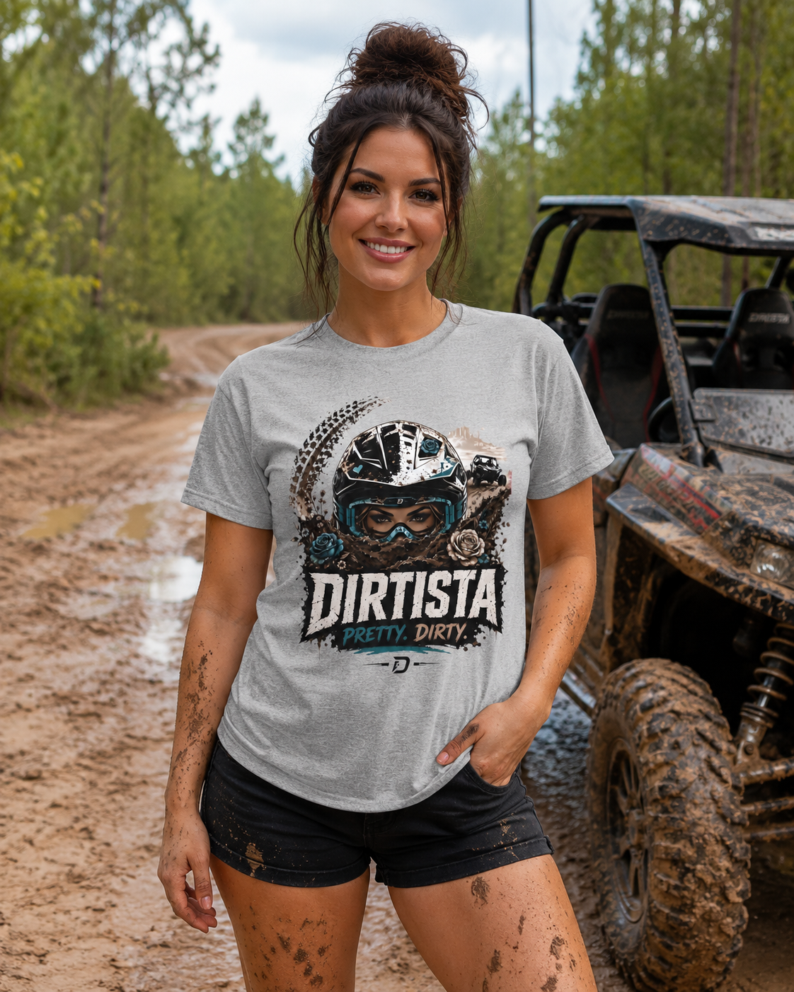 Pretty Dirty Women’s ATV/UTV T-Shirt – Dirtista