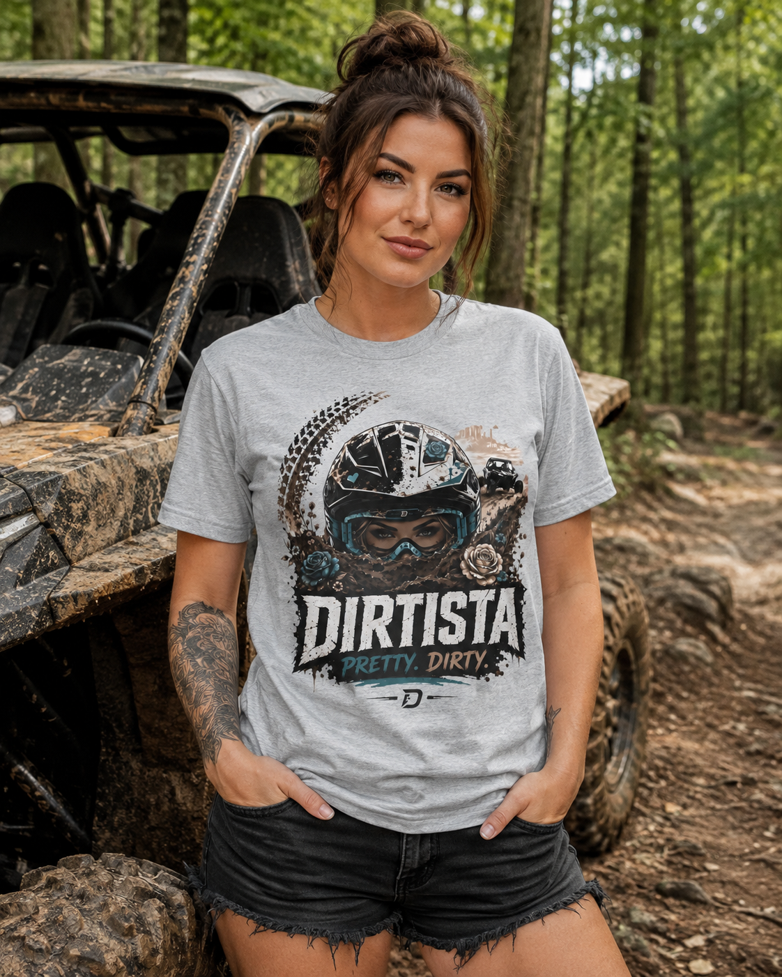 Pretty Dirty Women’s ATV/UTV T-Shirt – Dirtista