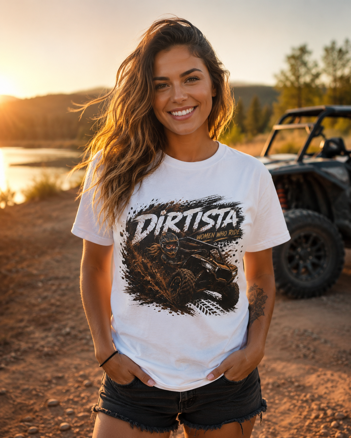 Mud Rider Women’s ATV/UTV T-Shirt – Dirtista Women Who Ride