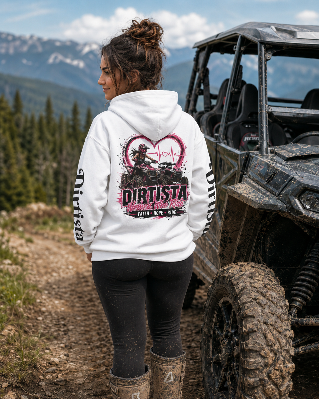 Faith Hope Ride Women’s ATV/UTV Hoodie – Dirtista