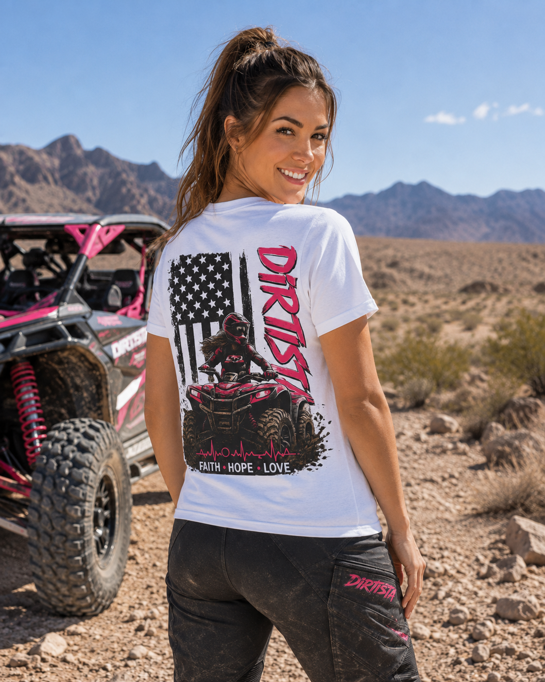 Faith Hope Love Women’s ATV/UTV T-Shirt – Dirtista