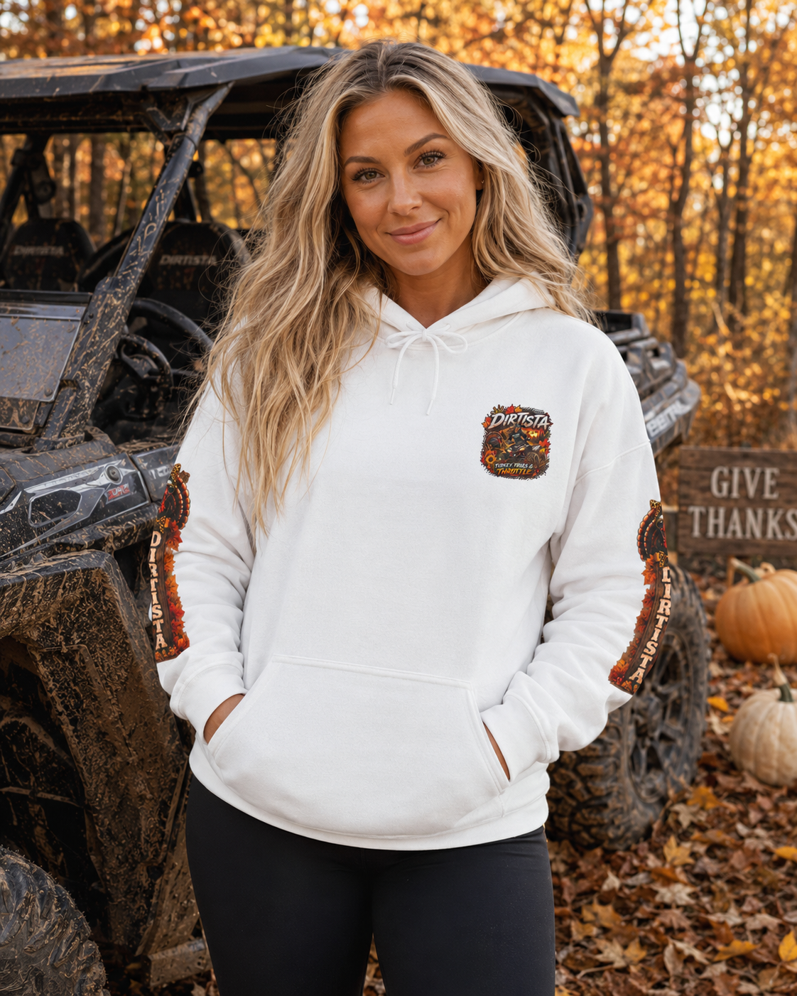 Turkey Trails & Throttle Women’s UTV Thanksgiving Hoodie – Dirtista