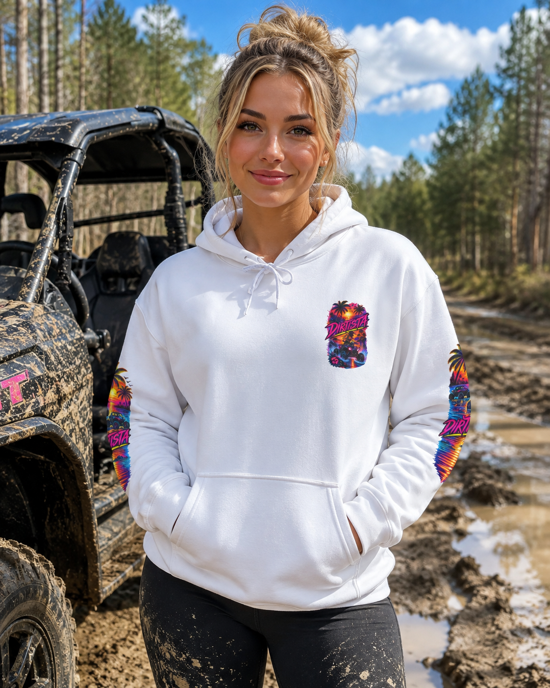 Vibrant Sunset ATV Hoodie | Dirista