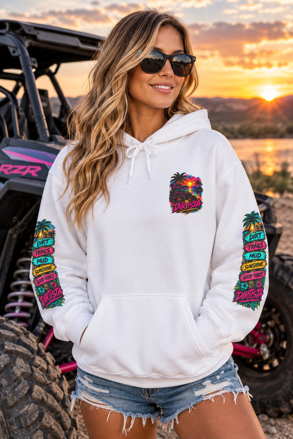 women's UTV hoodie for off-road adventures