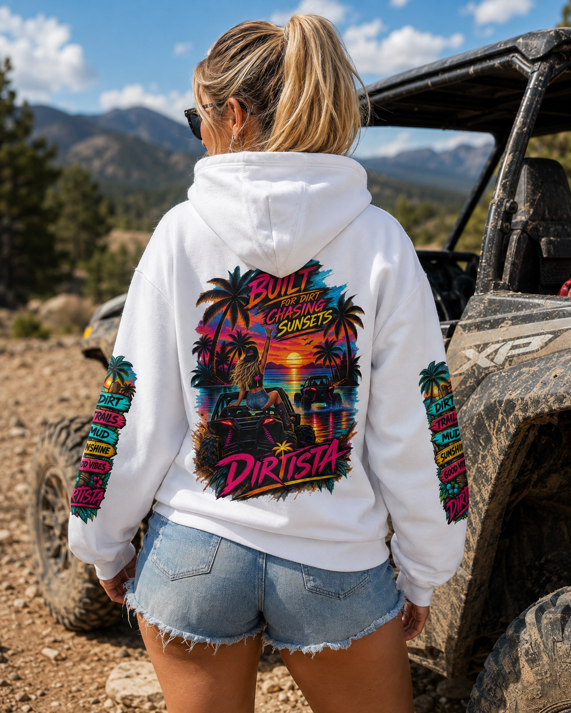 women's UTV hoodie for off-road adventures