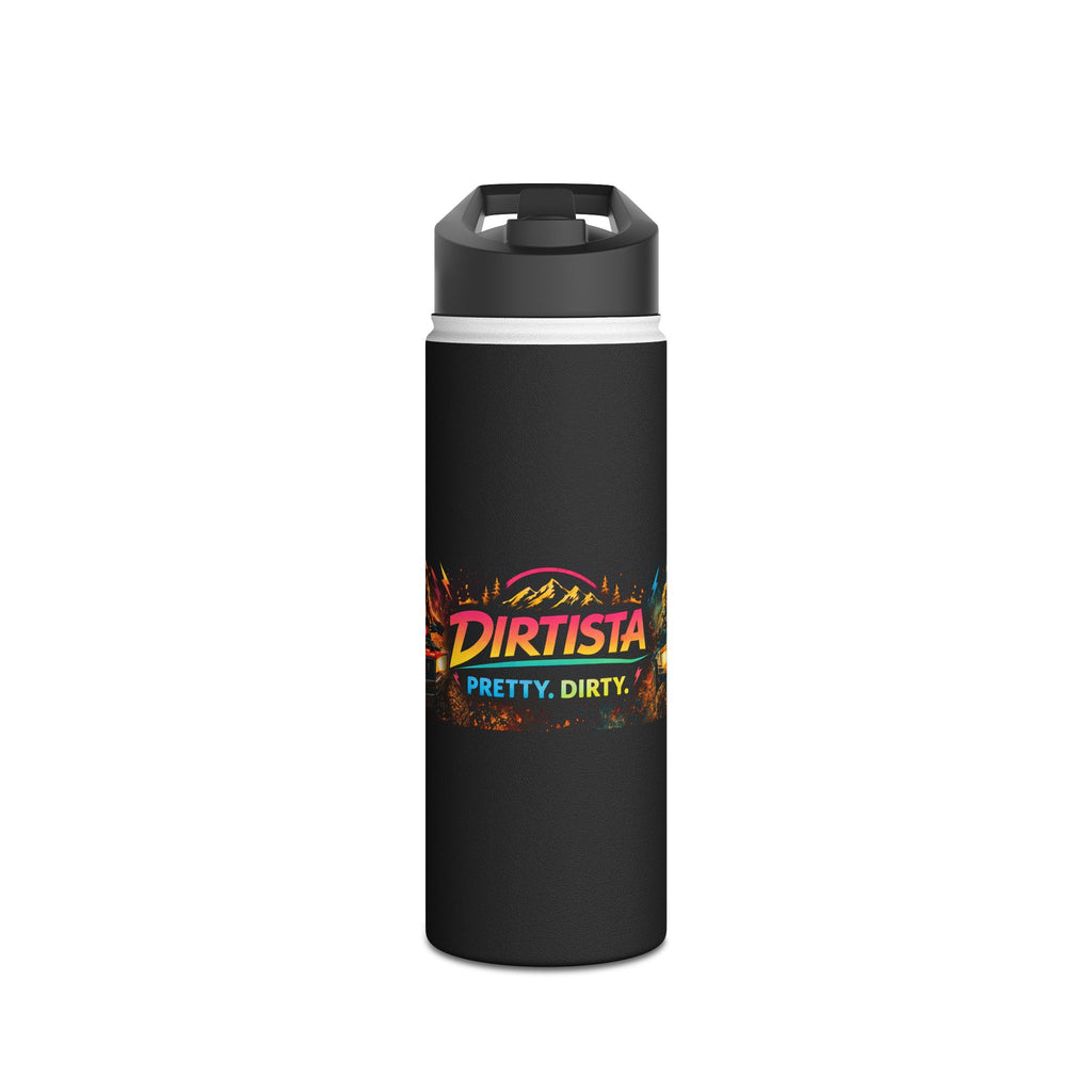 Dirtista Stainless Steel Water Bottle — 'Pretty. Dirty.' Off-Road Adventure Bottle