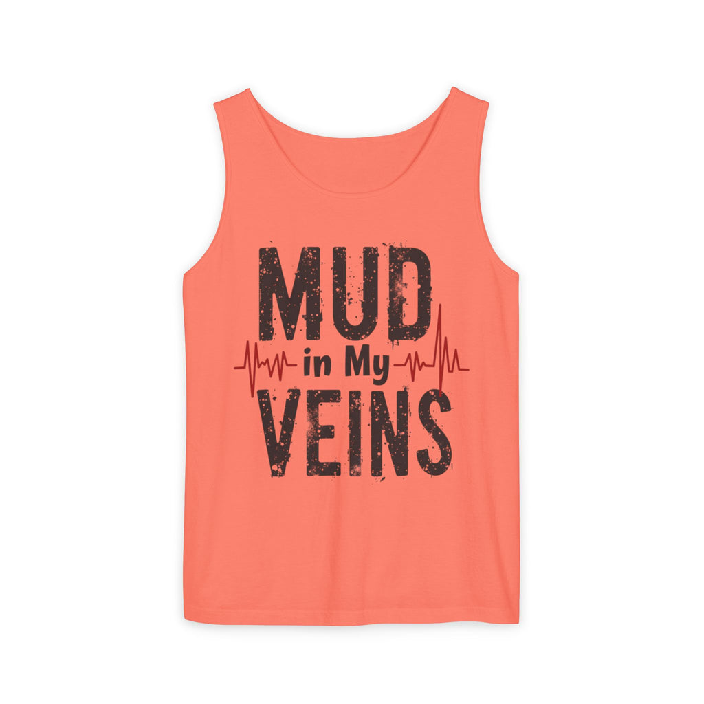 Mud in My Veins Tank Top — Off‑Road Mudding Graphic Tank for ATV/UTV Fans