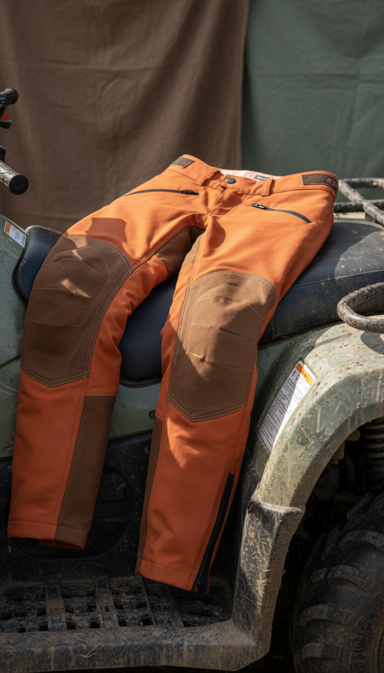 Reinforced Riding Pants With Stretch Panels