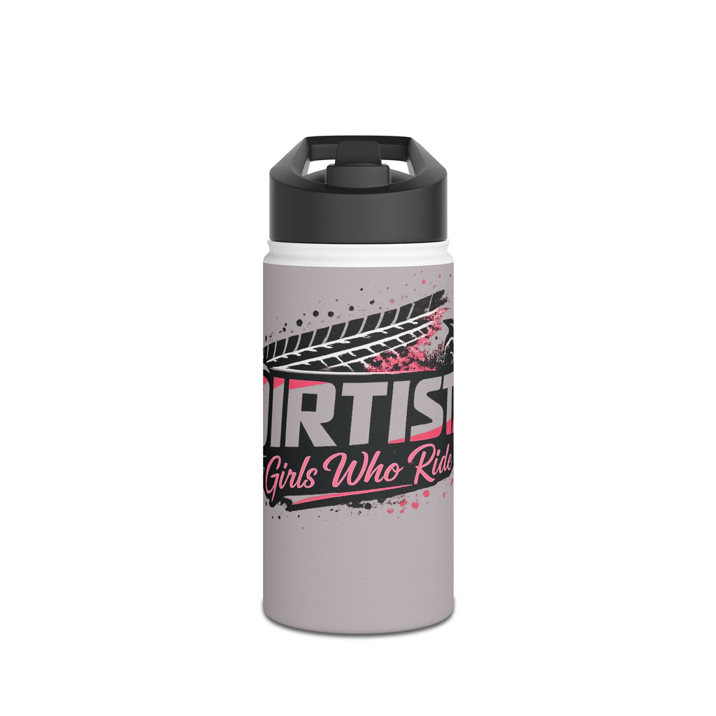 "Dirtista: Girls Who Ride" Racing Stainless Water Bottle