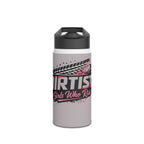 "Dirtista: Girls Who Ride" Racing Stainless Water Bottle
