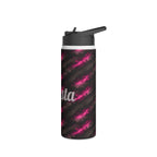 Dirtista Tire & Hot Pink Galaxy Stainless Steel Water Bottle
