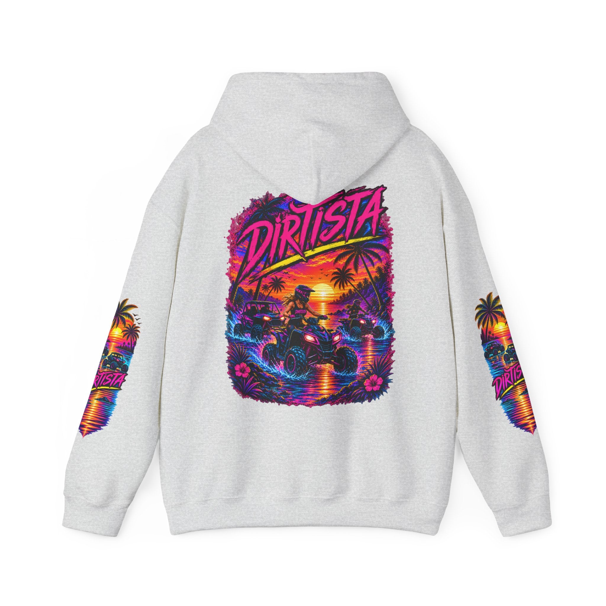 Vibrant Sunset ATV Hoodie | Dirista