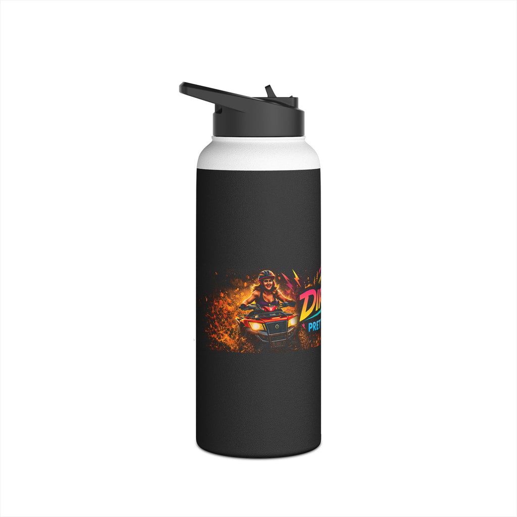 Dirtista Stainless Steel Water Bottle — 'Pretty. Dirty.' Off-Road Adventure Bottle