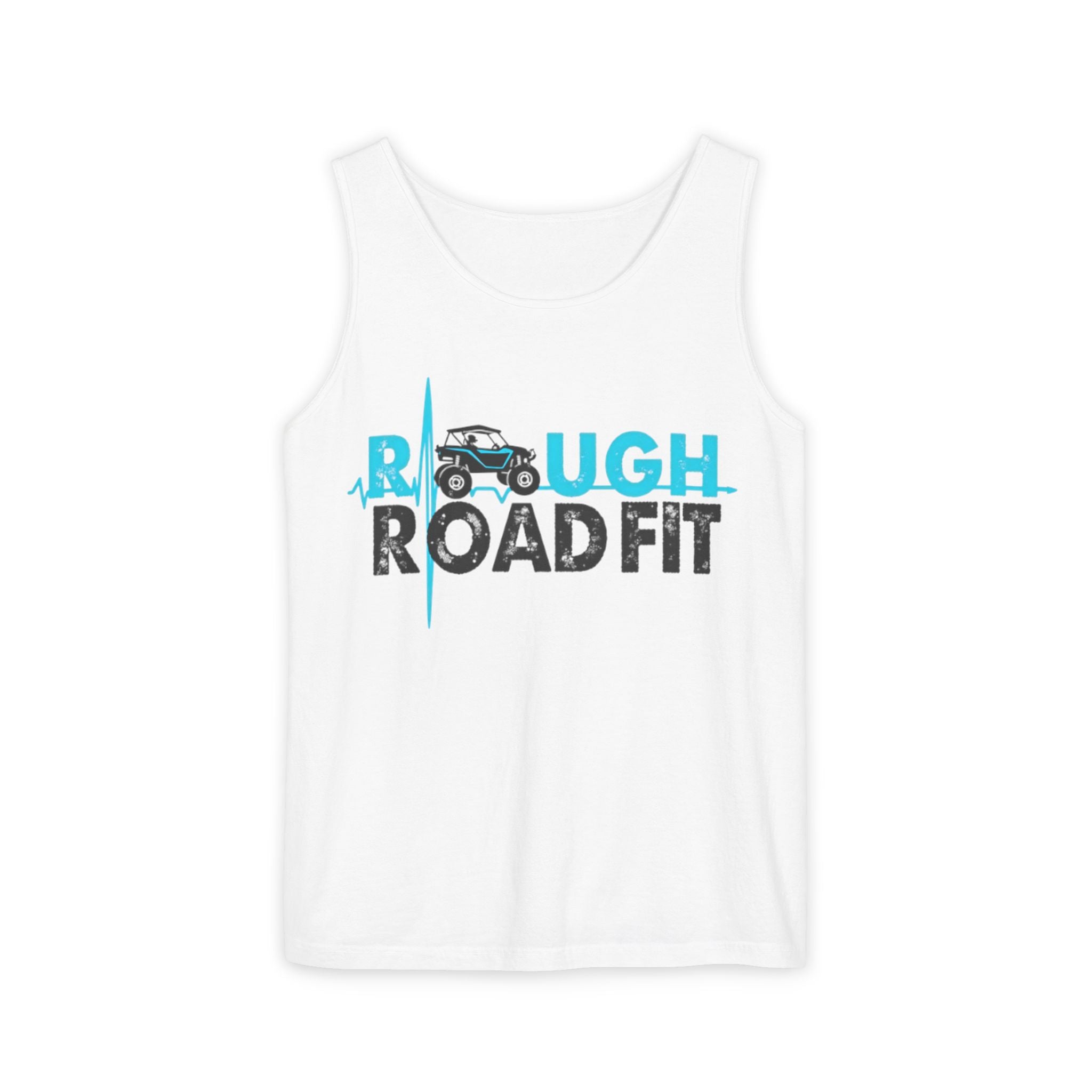 Rough Road Fit Tank Top — Off‑Road ATV Adventure Graphic Tank