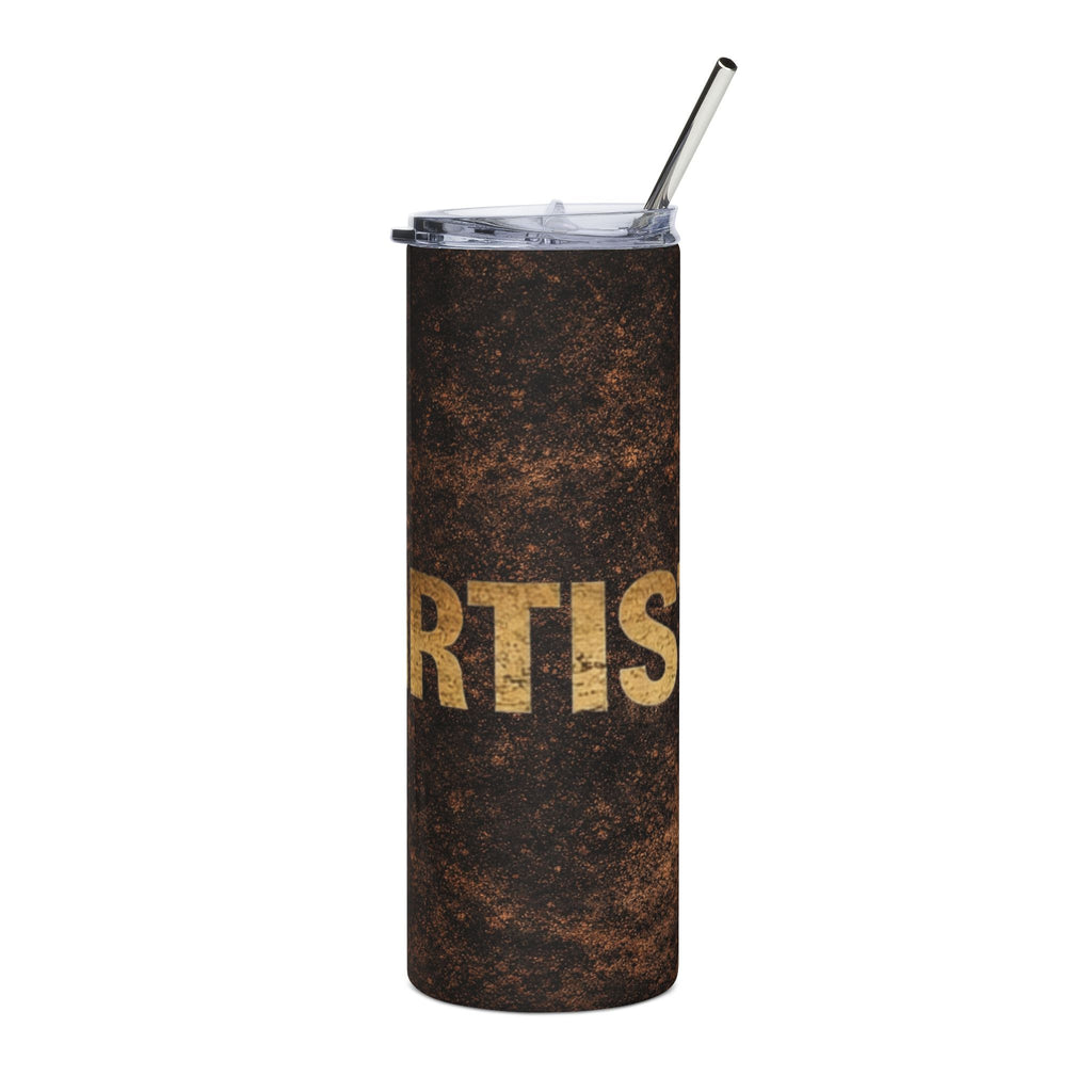 Rustic 'Dirtista' 20oz Stainless Tumbler – Rustic Earth stone Travel Cup