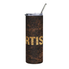 Rustic 'Dirtista' 20oz Stainless Tumbler – Rustic Earth stone Travel Cup