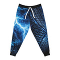 Pantalon de jogging athlétique Blue Storm avec bande de roulement de pneu