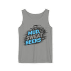 "Mud Sweat and Beers" Off‑Road Racing Graphic Tank Top for Truck & ATV Fans