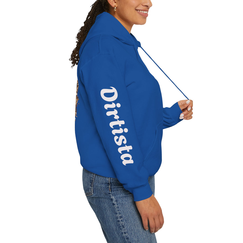 Dirtista Racing Hoodie — American Flag Off-Road Graphic Hooded Sweatshirt