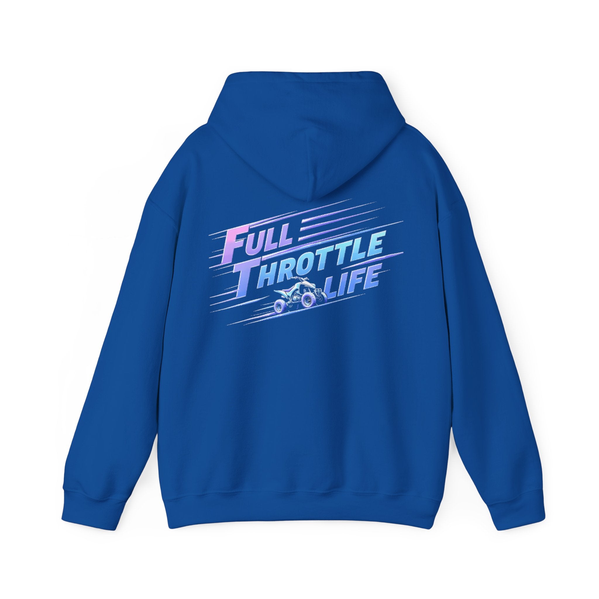Full Throttle to Life Hoodie — Racing Graphic Pullover