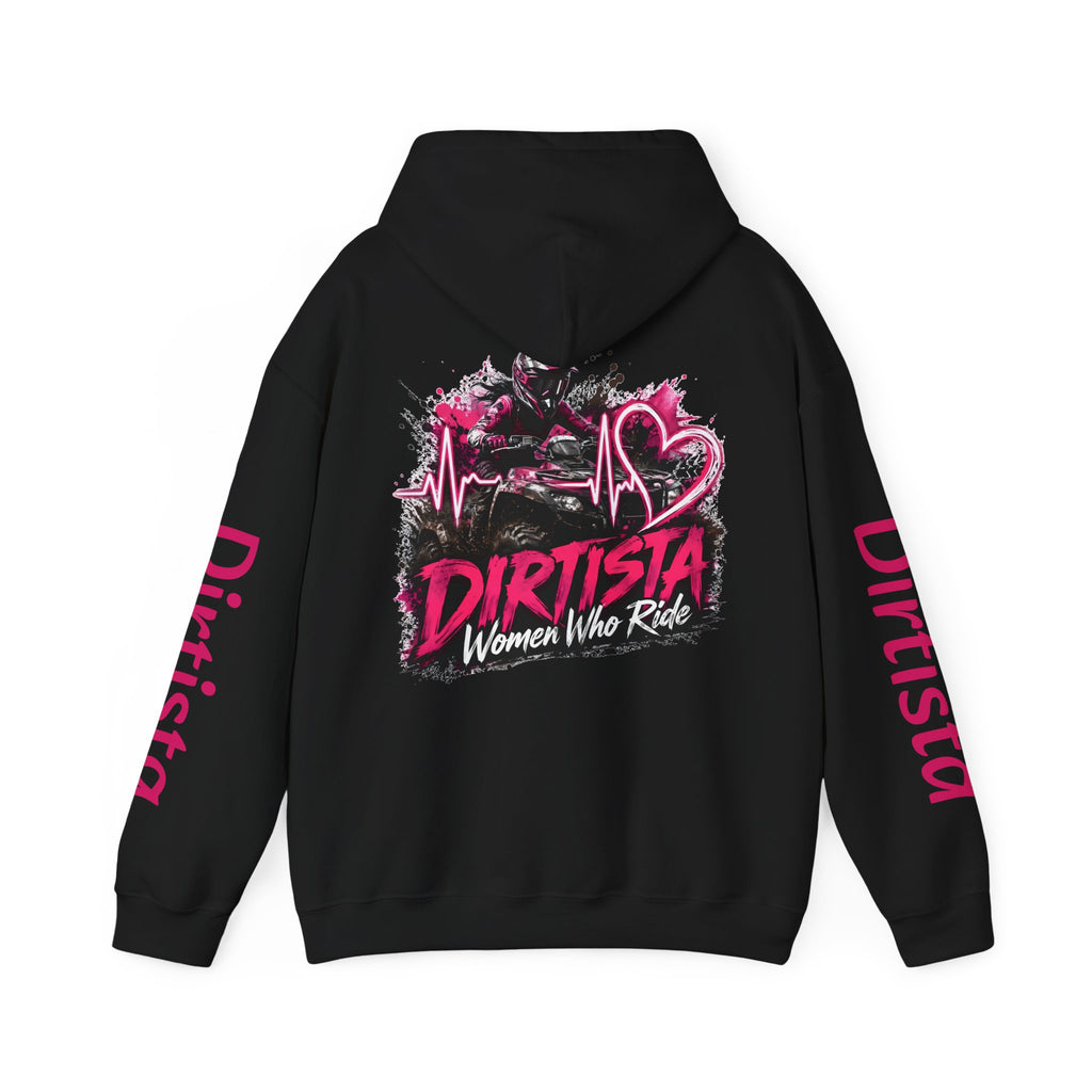Heartbeat Rider Women’s ATV/UTV Hoodie – Dirtista Women Who Ride