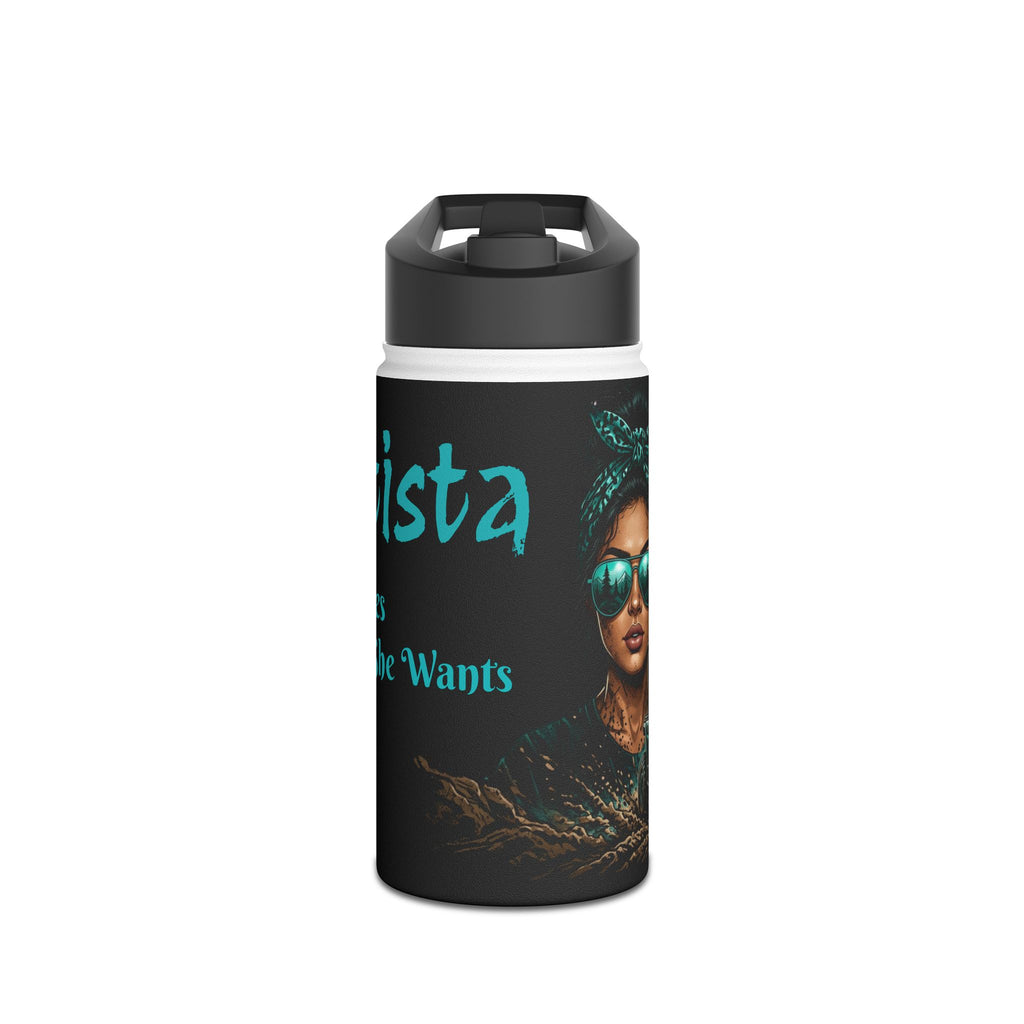 Dirtista Stainless Steel Water Bottle — 'She Rides Where She Wants'