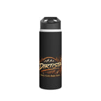 "Dirtista: Pretty Girls Ride Dirty" Off‑Road Stainless Steel Water Bottle