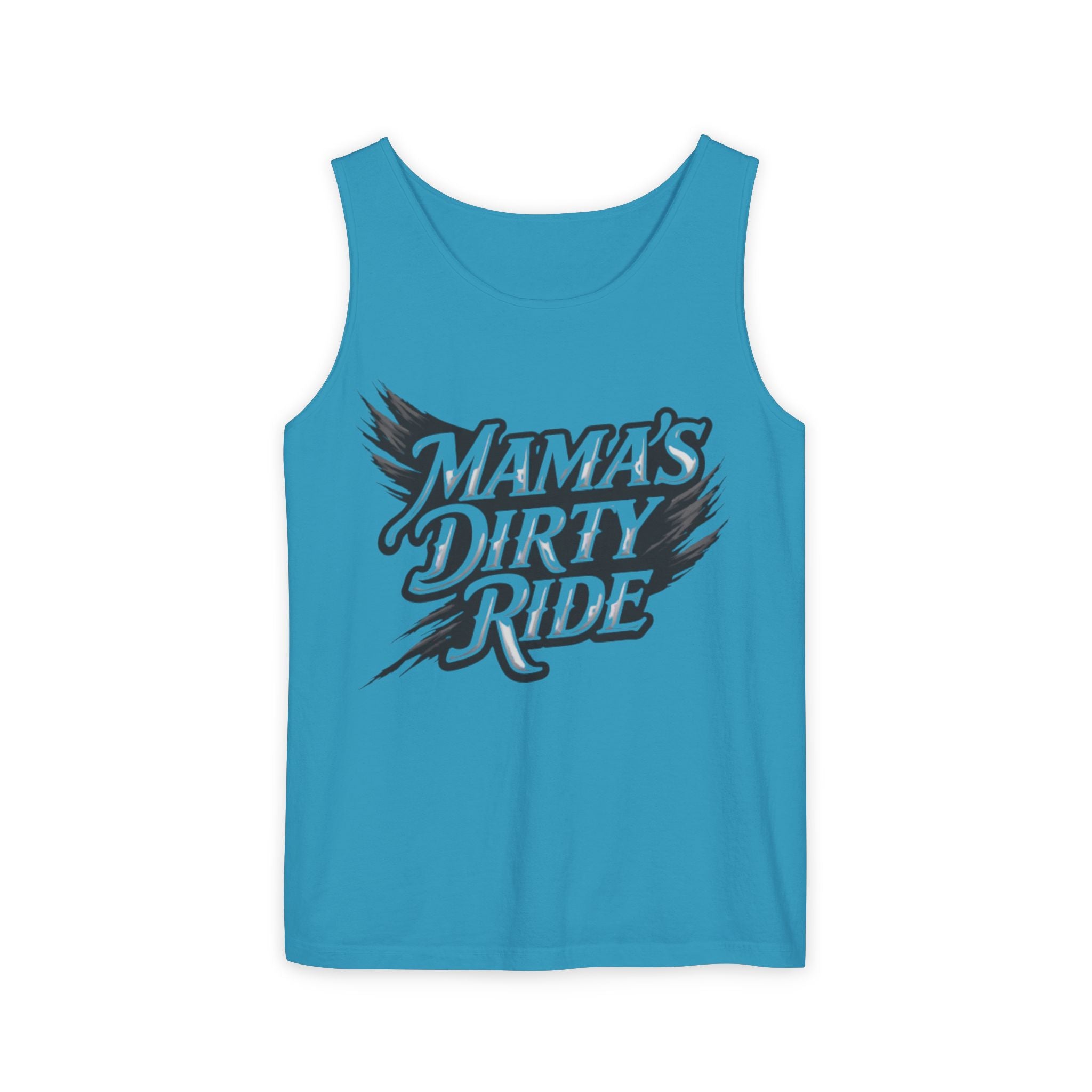 Mama’s Dirty Ride Tank Top — Vintage ATV Mom Graphic Tank