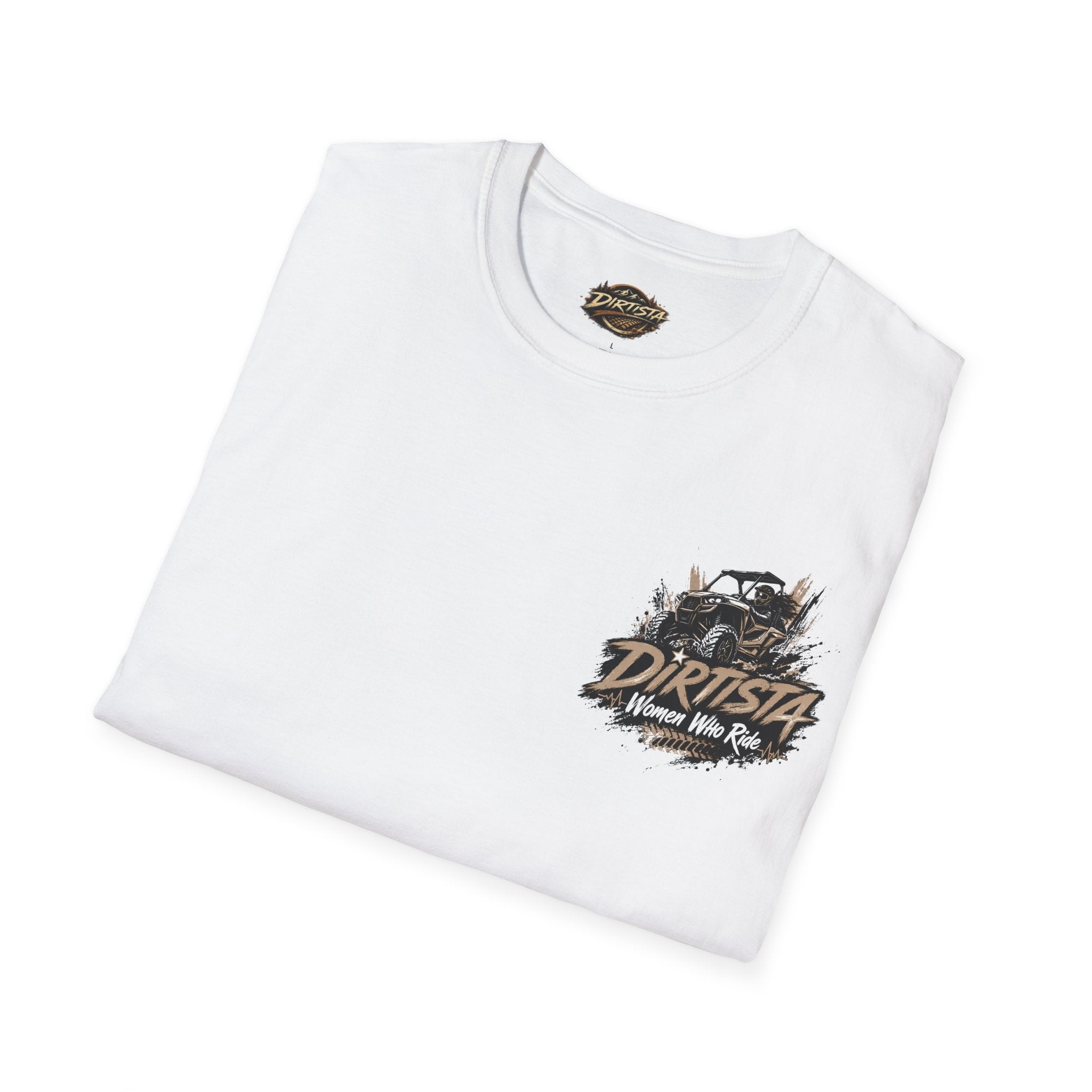 T-Shirt — "Dirtista: Women Who Ride" Off-Road Motorcycle Graphic Tee