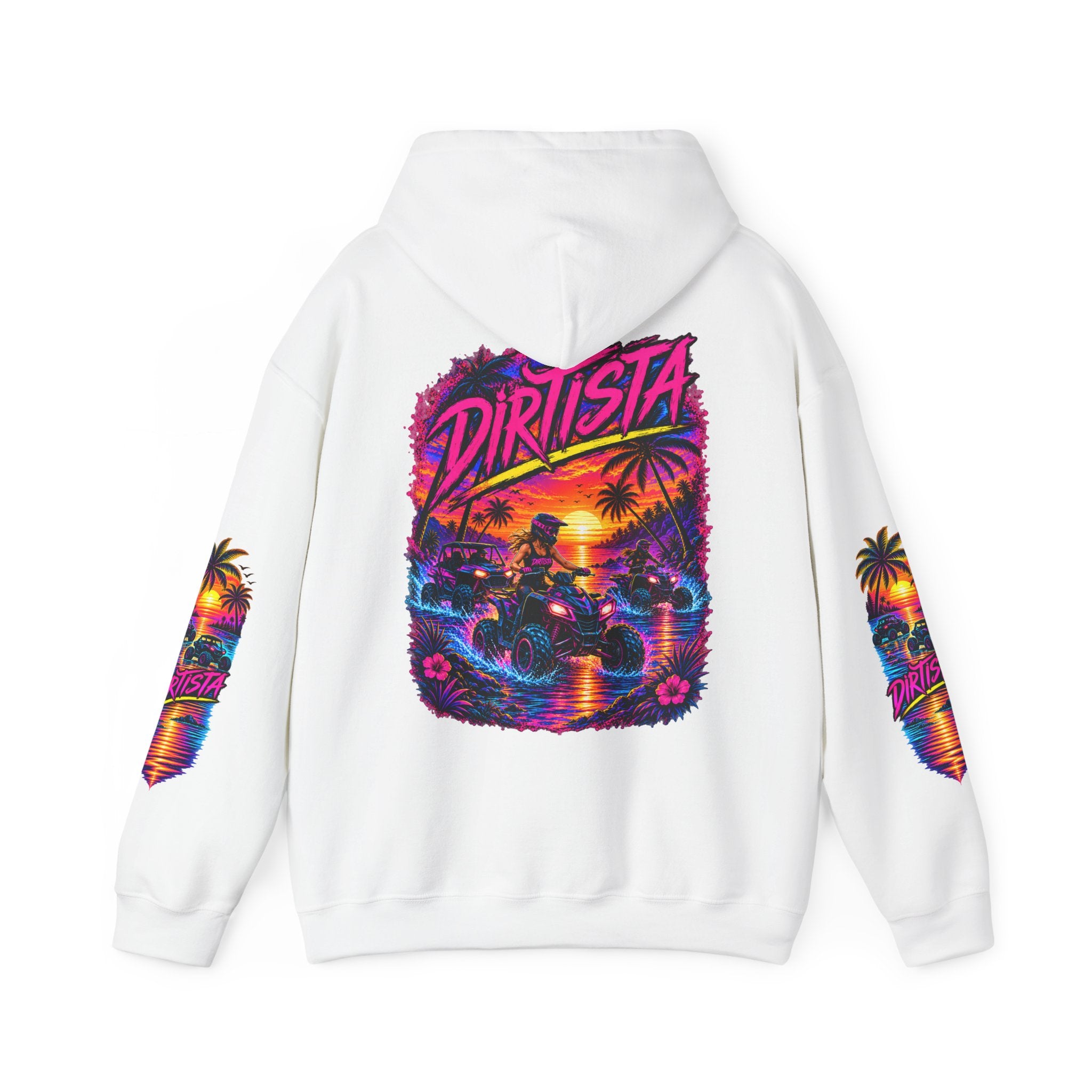 Vibrant Sunset ATV Hoodie | Dirista