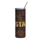 Rustic 'Dirtista' 20oz Stainless Tumbler – Rustic Earth stone Travel Cup