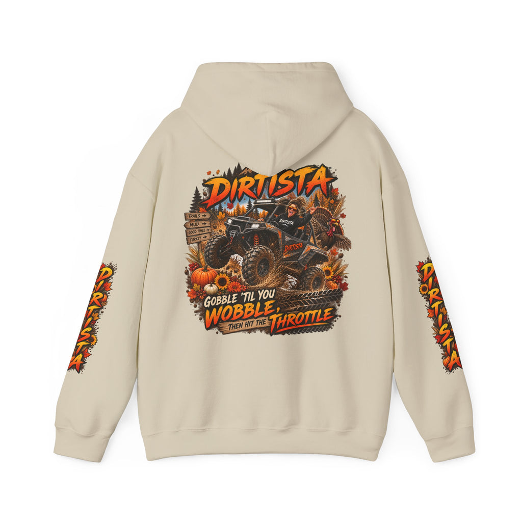 Gobble ’Til You Wobble Women’s UTV Thanksgiving Hoodie – Dirtista
