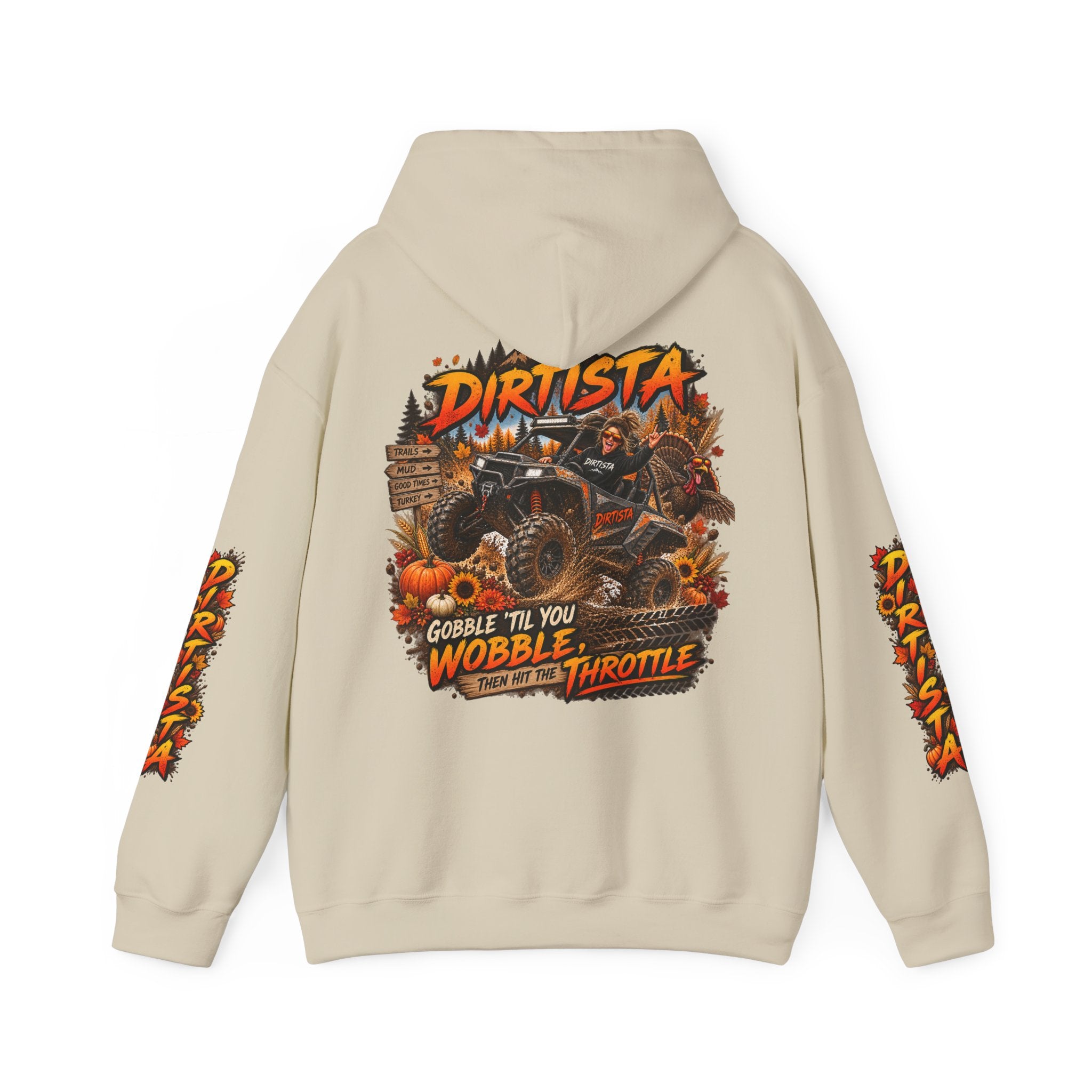 Gobble ’Til You Wobble Women’s UTV Thanksgiving Hoodie – Dirtista
