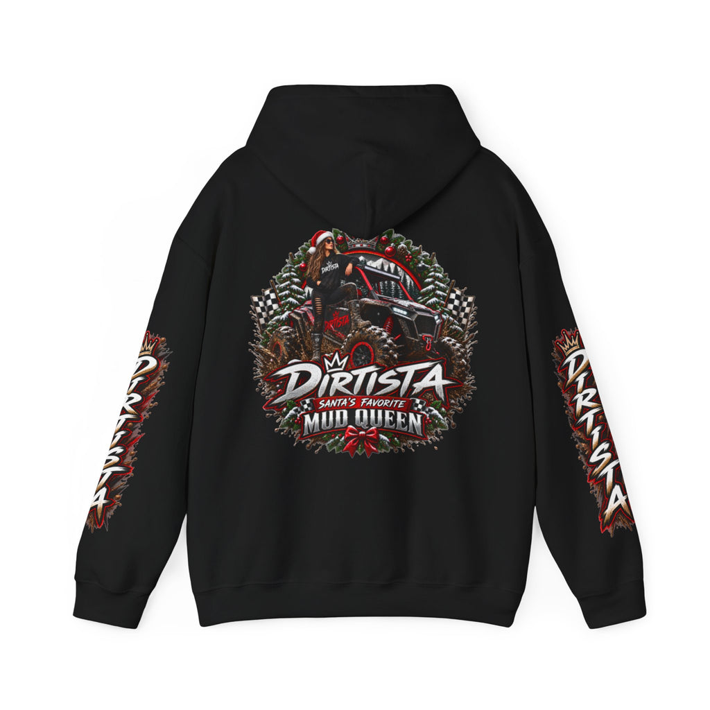 Santa’s Favorite Mud Queen Women’s UTV Christmas Hoodie – Dirtista