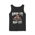 „Pack es an! Reiß es ab!“ Grafisches Tanktop