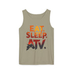 Eat Sleep ATV Tank Top — Off-Road Riding Graphic Tank
