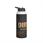 Dirtista Stainless Steel Water Bottle — “Women Who Ride Hard” Travel Bottle