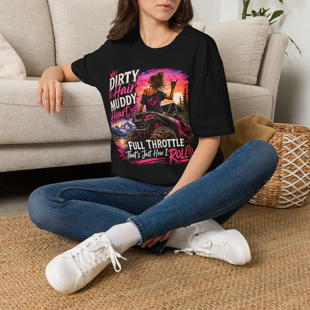"Dirty Hair, Muddy Heart" Off-Road Girl Graphic Tee