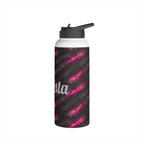 Dirtista Tire & Hot Pink Galaxy Stainless Steel Water Bottle