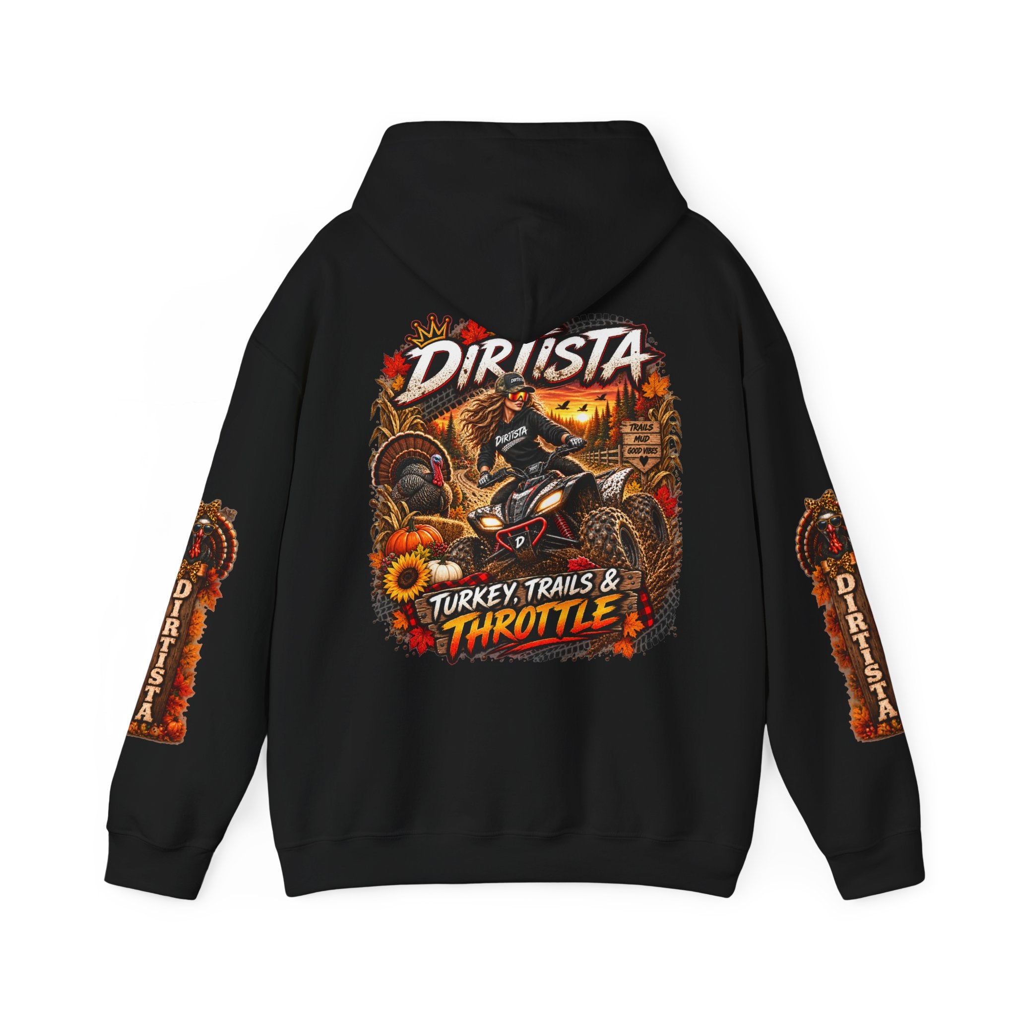 Turkey Trails & Throttle Women’s UTV Thanksgiving Hoodie – Dirtista