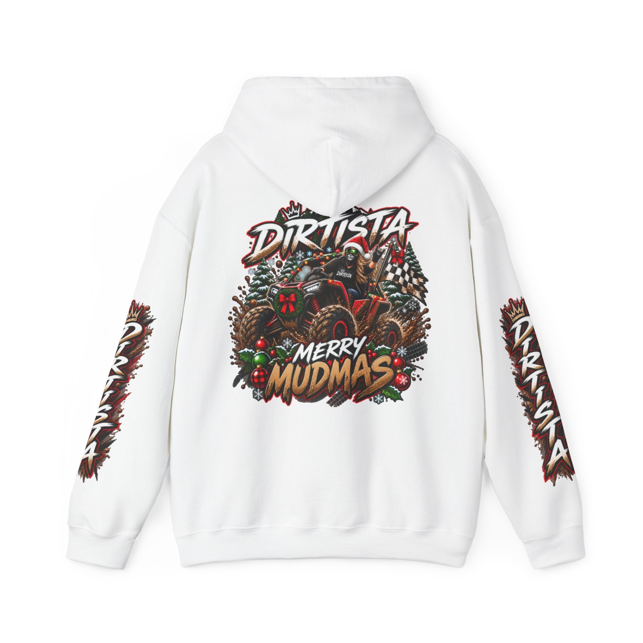 Merry Mudmas Women’s UTV Christmas Hoodie – Dirtista