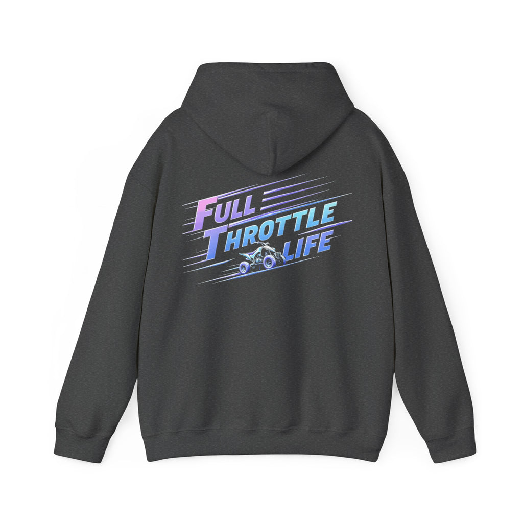 Full Throttle to Life Hoodie — Racing Graphic Pullover