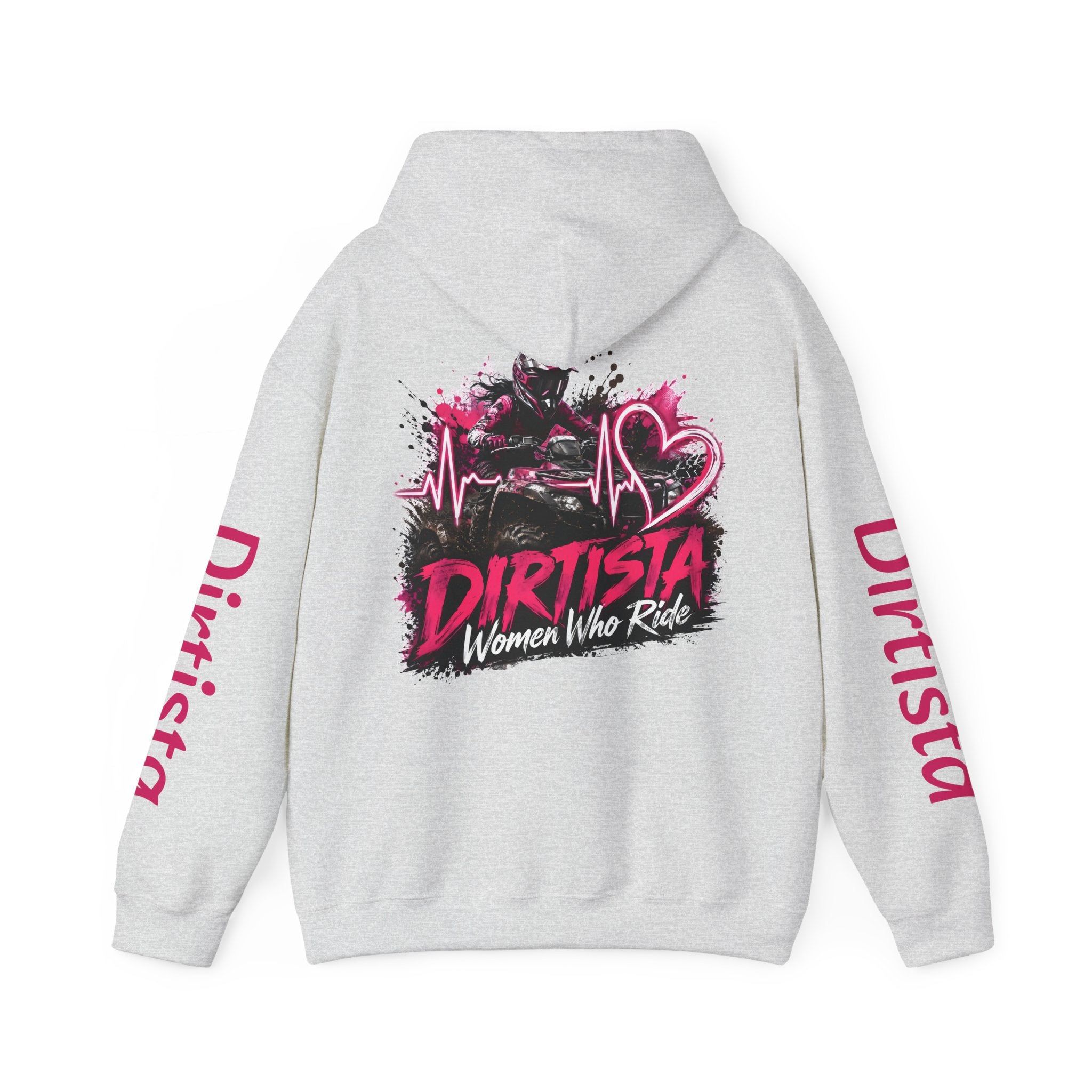 Heartbeat Rider Women’s ATV/UTV Hoodie – Dirtista Women Who Ride