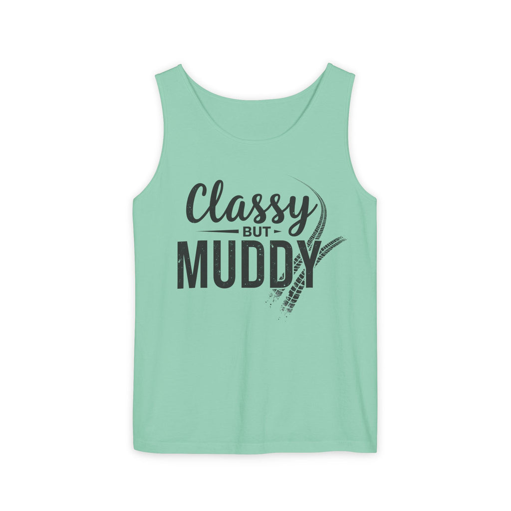 Classy But Muddy Tank Top — Funny Equestrian / Riding Tank