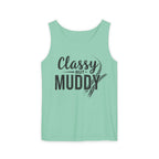 Classy But Muddy Tank Top — Funny Equestrian / Riding Tank