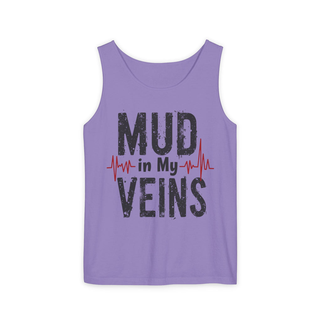 Mud in My Veins Tank Top — Off‑Road Mudding Graphic Tank for ATV/UTV Fans