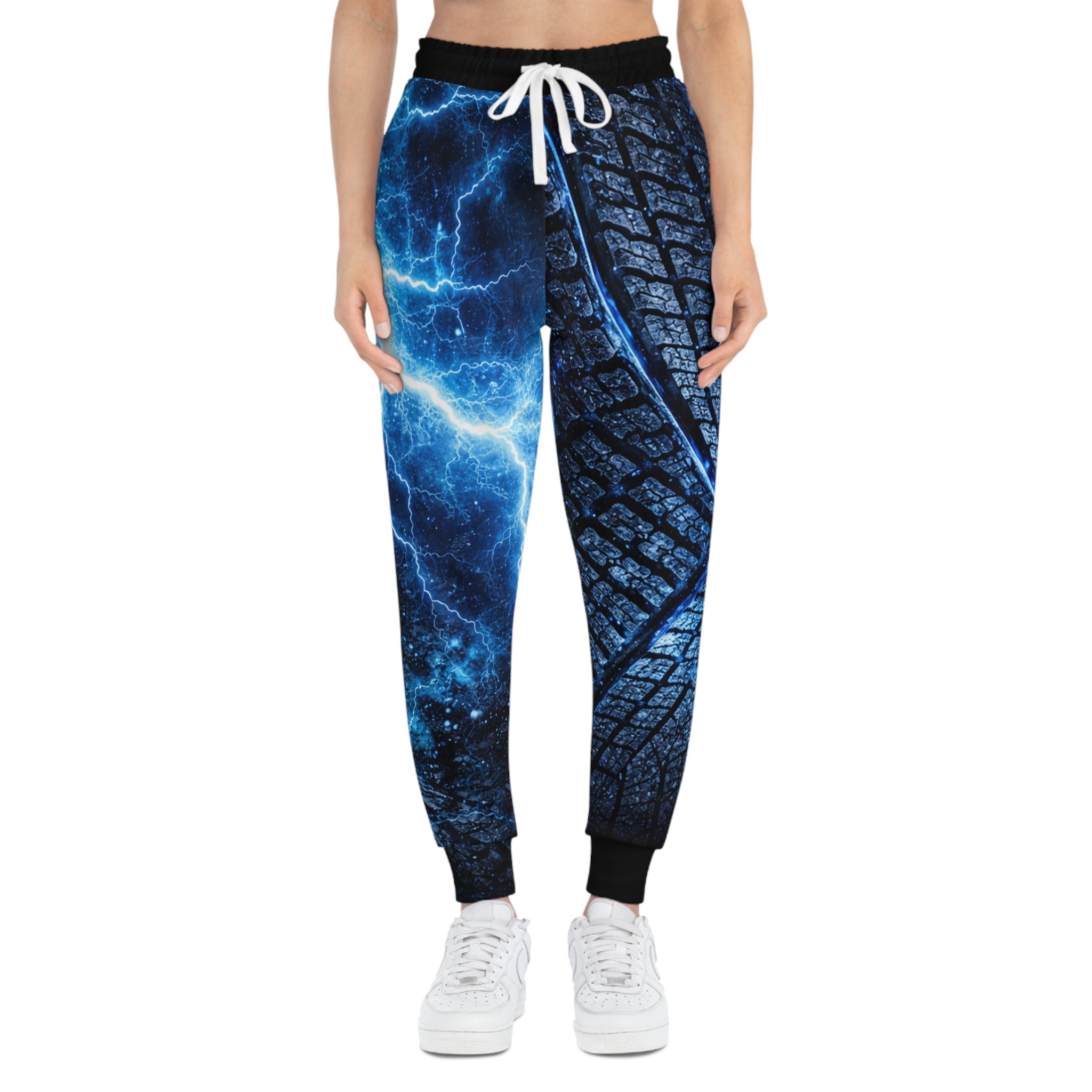 Blue Storm Tire Tread Athletic Joggers