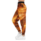 Fiery Tire-Track Athletic Joggers