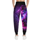 Purple Nebula Galaxy Tire-Track Joggers